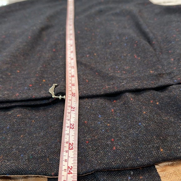 Designer Custom 3 Piece Suit Dark Navy (multicolored dots)•Fully Lined - Picture 5 of 7